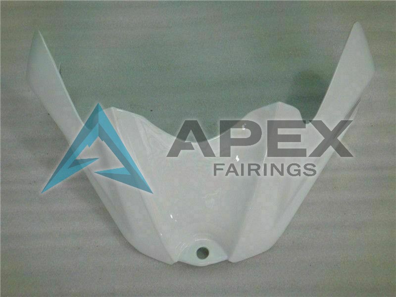 White - Suzuki GSX-R600 (2008-2010) ABS Fairings | Apex Fairings — view 4