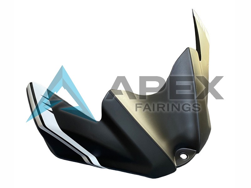 Matte Black Red White - Suzuki GSX-R600 (2008-2010) ABS Fairings | Apex Fairings — view 3