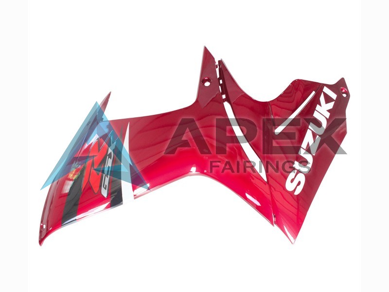 Red Glossy Black - Suzuki GSX-R600 (2011-2026) ABS Fairings | Apex Fairings — view 4
