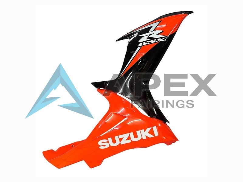 Red Glossy Black - Suzuki GSX-R600 (2011-2026) ABS Fairings | Apex Fairings — view 4