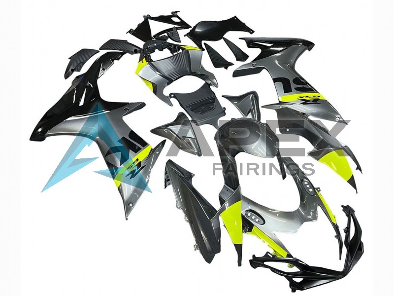 Silver Yellow Black - Suzuki GSX-R600 (2011-2026) ABS Fairings | Apex Fairings — view 2