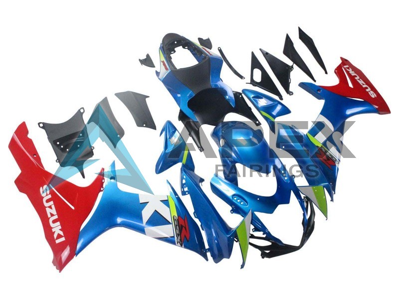 Blue Red - Suzuki GSX-R600 (2011-2026) ABS Fairings | Apex Fairings — view 3