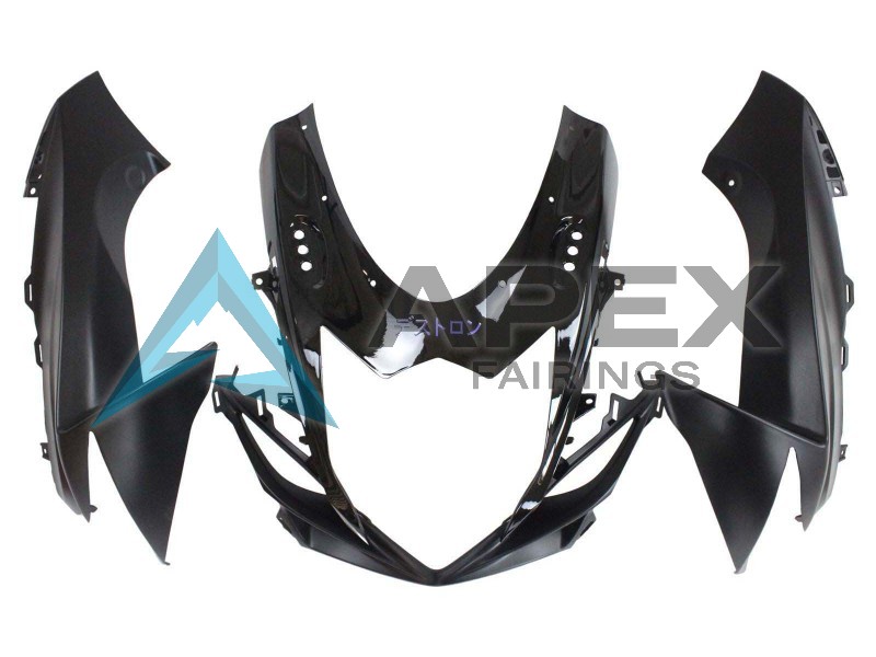 Matte Black Grey Purple - Suzuki GSX-R600 (2011-2026) ABS Fairings | Apex Fairings — view 4