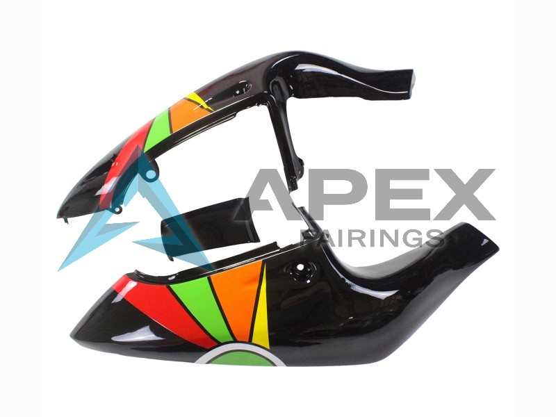 Black Multicolor 27 - Suzuki GSX-R600 (1996-2000) ABS Fairings | Apex Fairings — view 4