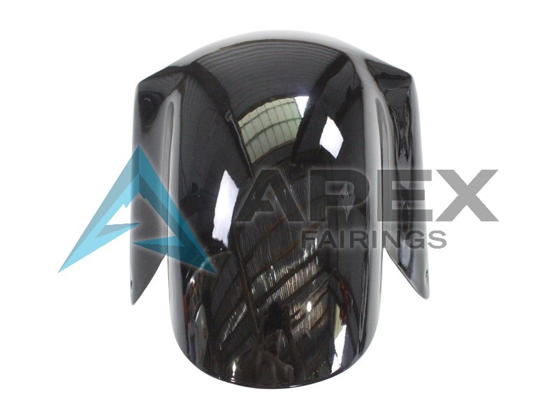 Black White - Suzuki GSX-R600 (1996-2000) ABS Fairings | Apex Fairings — view 4