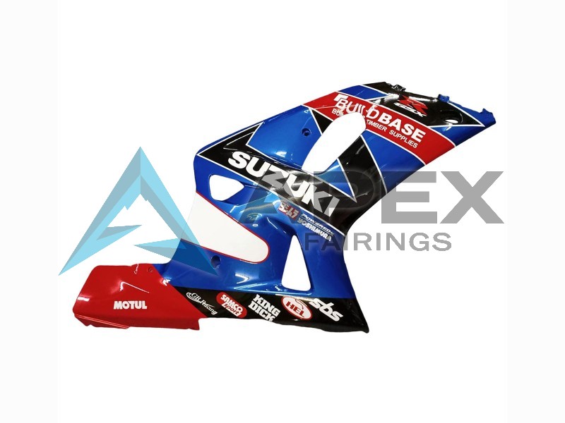 Blue Red Racing - Suzuki GSX-R750 (2001-2003) ABS Fairings | Apex Fairings — view 4