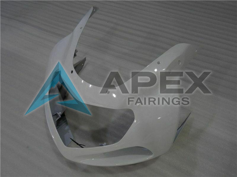 White Silver Blue Black - Suzuki GSX-R750 (2001-2003) ABS Fairings | Apex Fairings — view 4
