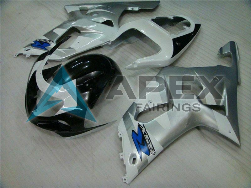 Yellow Glossy Black - Suzuki GSX-R750 (2001-2003) ABS Fairings | Apex Fairings — view 3