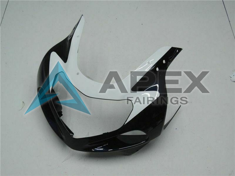 White Blue Black - Suzuki GSX-R750 (2001-2003) ABS Fairings | Apex Fairings — view 4