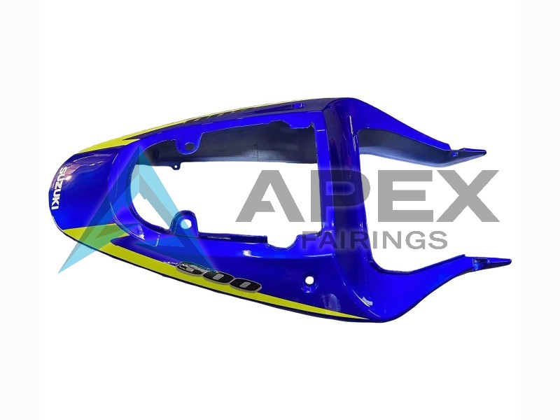 Blue Yellow Glossy Black - Suzuki GSX-R750 (2001-2003) ABS Fairings | Apex Fairings — view 4