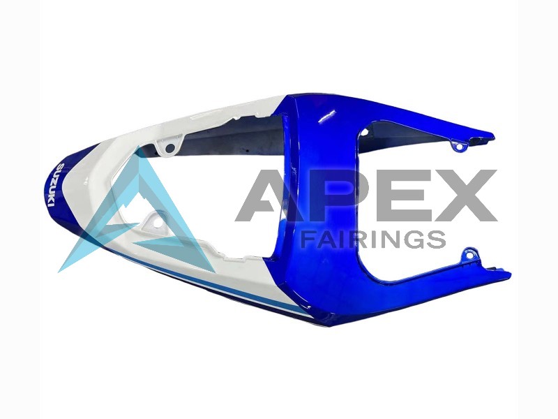 White Blue Black Red - Suzuki GSX-R750 (2004-2005) ABS Fairings | Apex Fairings — view 4