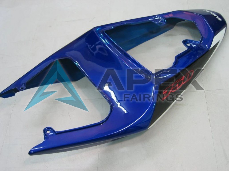 Blue Grey Glossy Black - Suzuki GSX-R750 (2004-2005) ABS Fairings | Apex Fairings — view 4