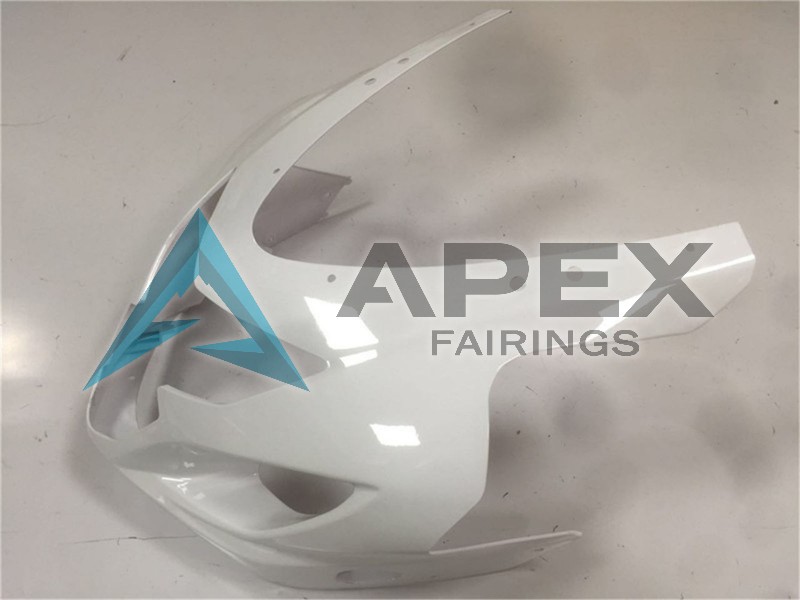 Glossy White - Suzuki GSX-R750 (2004-2005) ABS Fairings | Apex Fairings — view 4