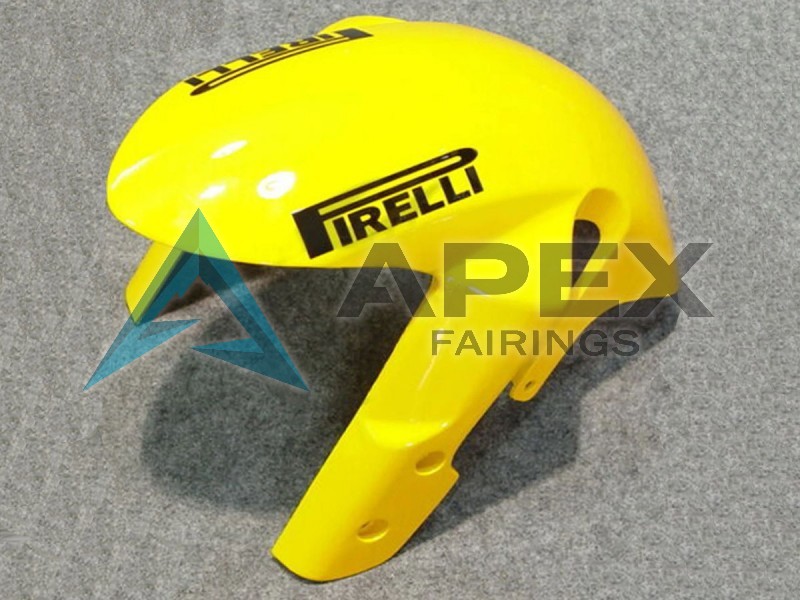 White Blue Yellow Corona Alstare - Suzuki GSX-R750 (2006-2007) ABS Fairings | Apex Fairings — view 3