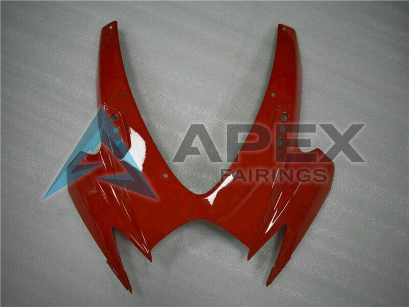 White Red Glossy Black Stripe - Suzuki GSX-R750 (2006-2007) ABS Fairings | Apex Fairings — view 4