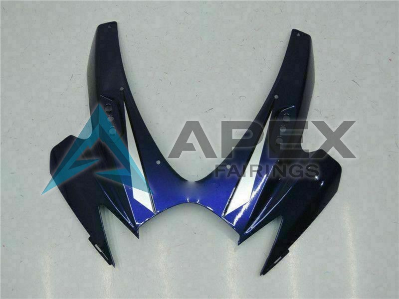 Glossy Black Blue - Suzuki GSX-R750 (2006-2007) ABS Fairings | Apex Fairings — view 4