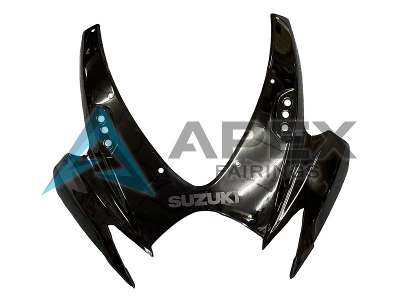 Glossy Black Matte Black - Suzuki GSX-R750 (2006-2007) ABS Fairings | Apex Fairings — view 4