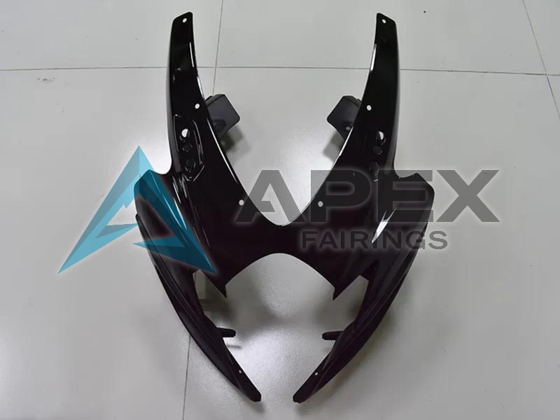 Glossy Black - Suzuki GSX-R750 (2006-2007) ABS Fairings | Apex Fairings — view 4