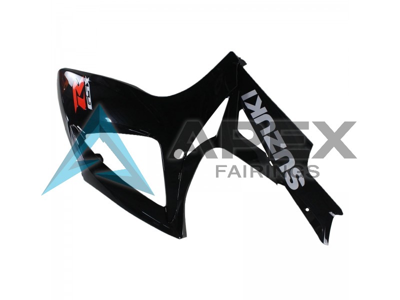 Glossy Black - Suzuki GSX-R750 (2006-2007) ABS Fairings | Apex Fairings — view 3
