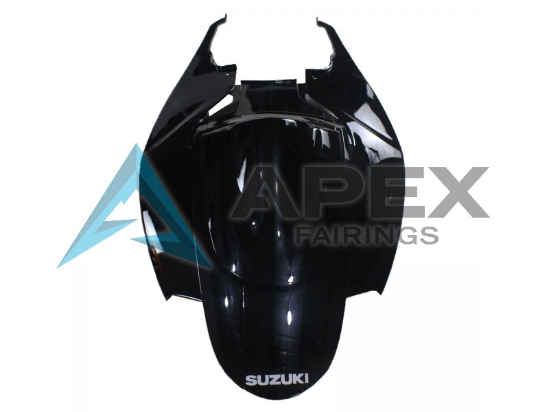 Glossy Black - Suzuki GSX-R750 (2006-2007) ABS Fairings | Apex Fairings — view 4