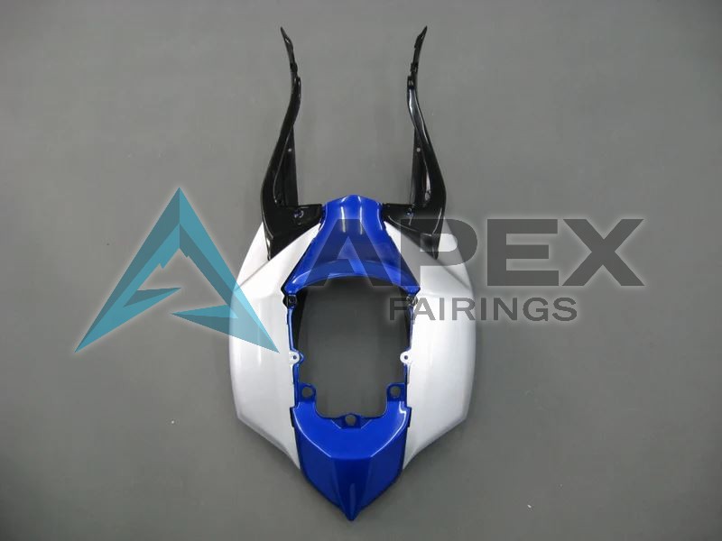 White Blue Red - Suzuki GSX-R750 (2008-2010) ABS Fairings | Apex Fairings — view 4