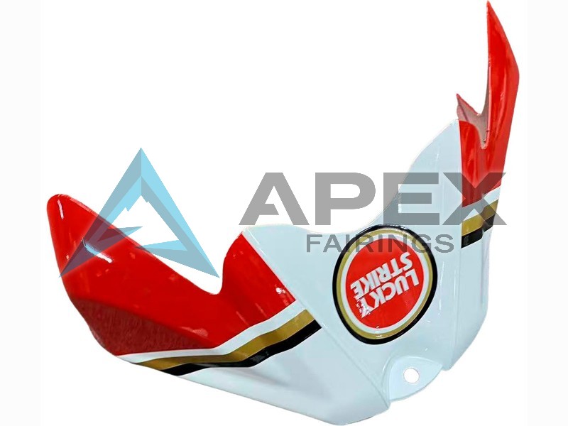 White Red Motul Lucky Strike - Suzuki GSX-R750 (2008-2010) ABS Fairings | Apex Fairings — view 4
