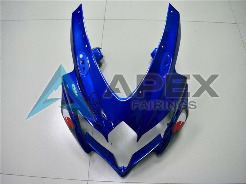 Blue Yellow Shark - Suzuki GSX-R750 (2008-2010) ABS Fairings | Apex Fairings — view 4