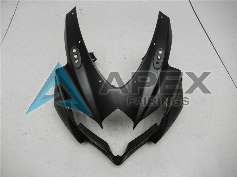Matte Black Red - Suzuki GSX-R750 (2008-2010) ABS Fairings | Apex Fairings — view 4
