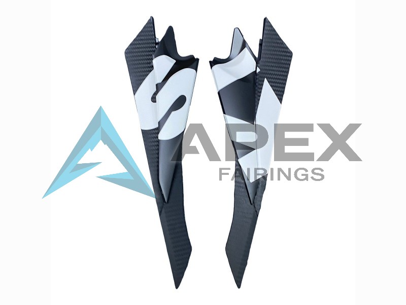 Matte Black Red White - Suzuki GSX-R750 (2008-2010) ABS Fairings | Apex Fairings — view 2