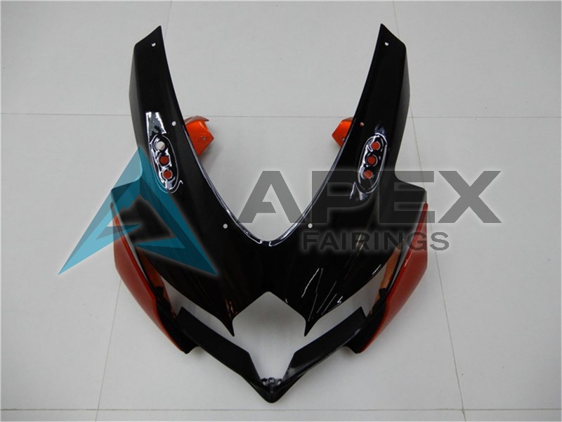 Orange Grey Glossy Black - Suzuki GSX-R750 (2008-2010) ABS Fairings | Apex Fairings — view 4