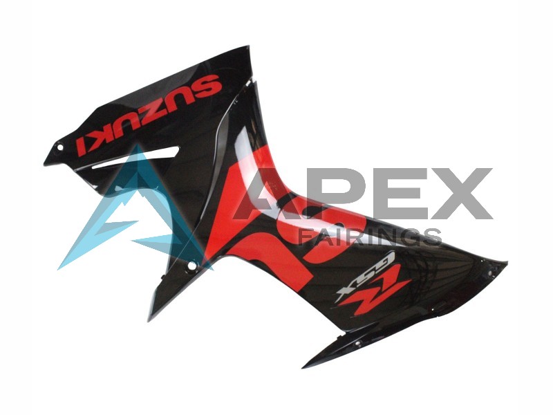 Red Glossy Black - Suzuki GSX-R750 (2011-2026) ABS Fairings | Apex Fairings — view 4