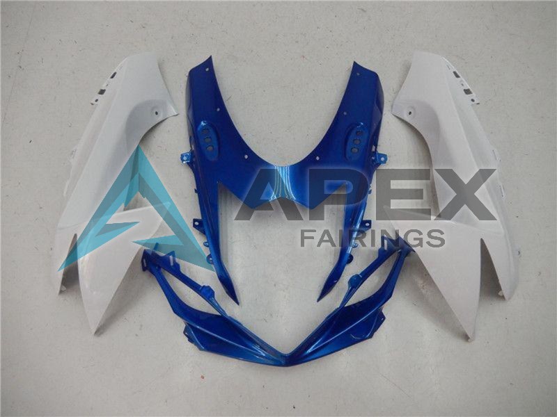 White Blue Black Red - Suzuki GSX-R750 (2011-2026) ABS Fairings | Apex Fairings — view 4