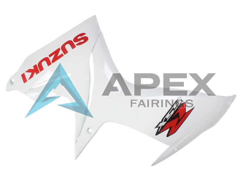 White Glossy Black Red Decal - Suzuki GSX-R750 (2011-2026) ABS Fairings | Apex Fairings — view 4