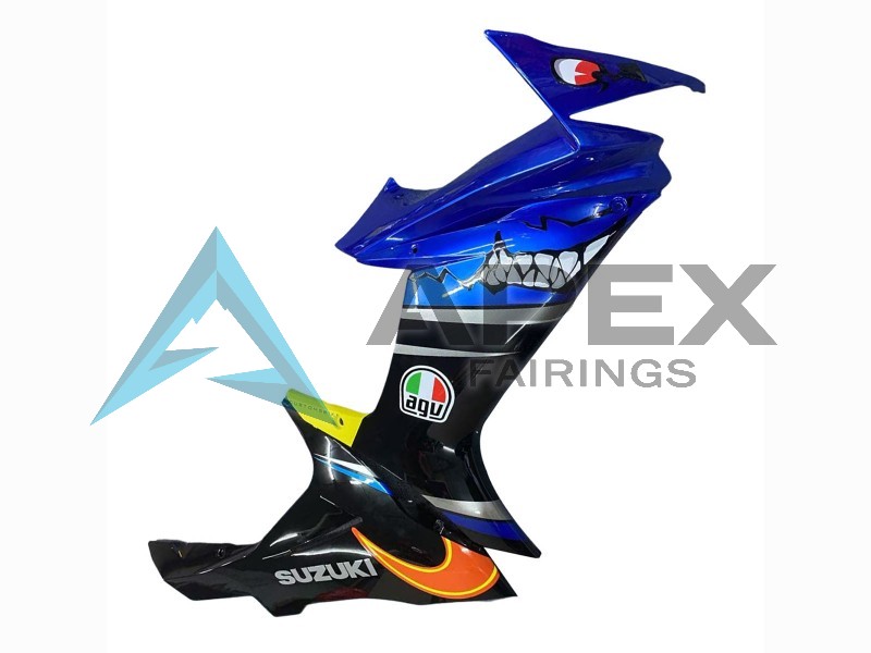 Blue Yellow - Suzuki GSX-R750 (2011-2026) ABS Fairings | Apex Fairings — view 4