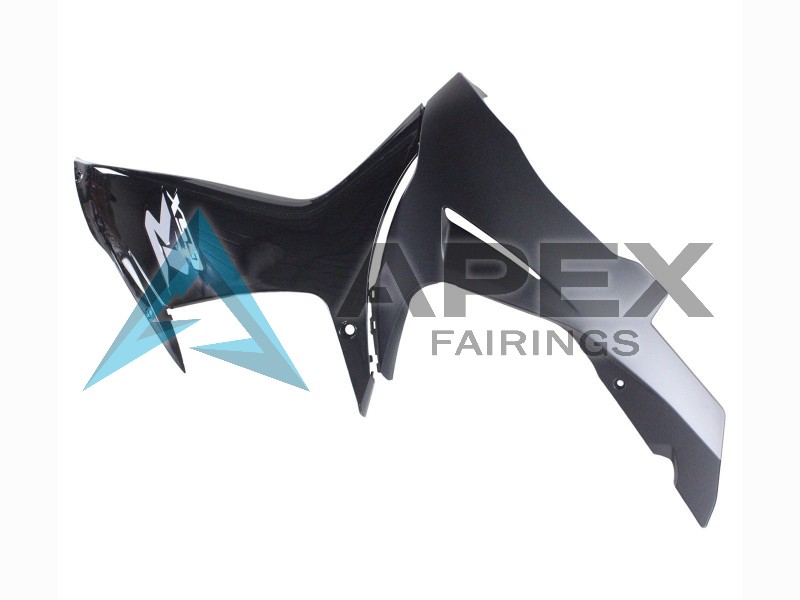 Glossy Black Matte Black White Decal - Suzuki GSX-R750 (2011-2026) ABS Fairings | Apex Fairings — view 4