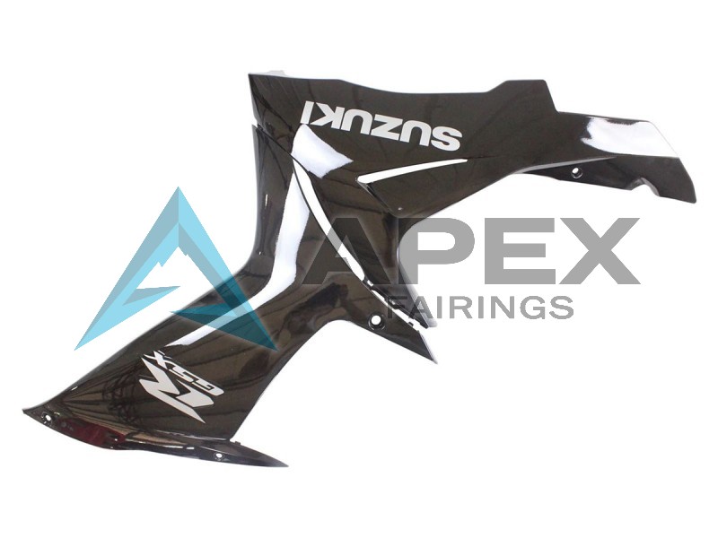Glossy Black - Suzuki GSX-R750 (2011-2026) ABS Fairings | Apex Fairings — view 4