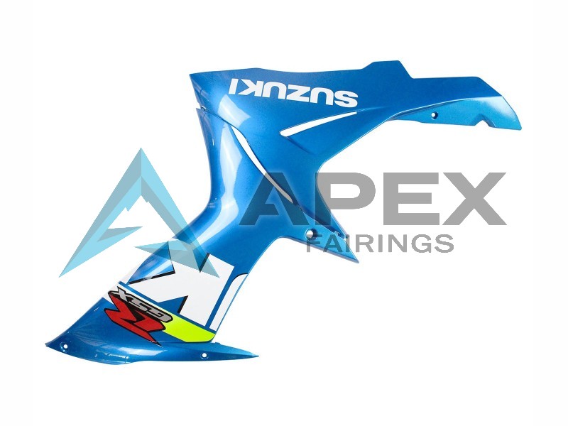 Light Blue Green White Red - Suzuki GSX-R750 (2011-2026) ABS Fairings | Apex Fairings — view 4