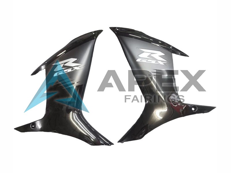 Matte Black Glossy Black White Decal - Suzuki GSX-R750 (2011-2026) ABS Fairings | Apex Fairings — view 4