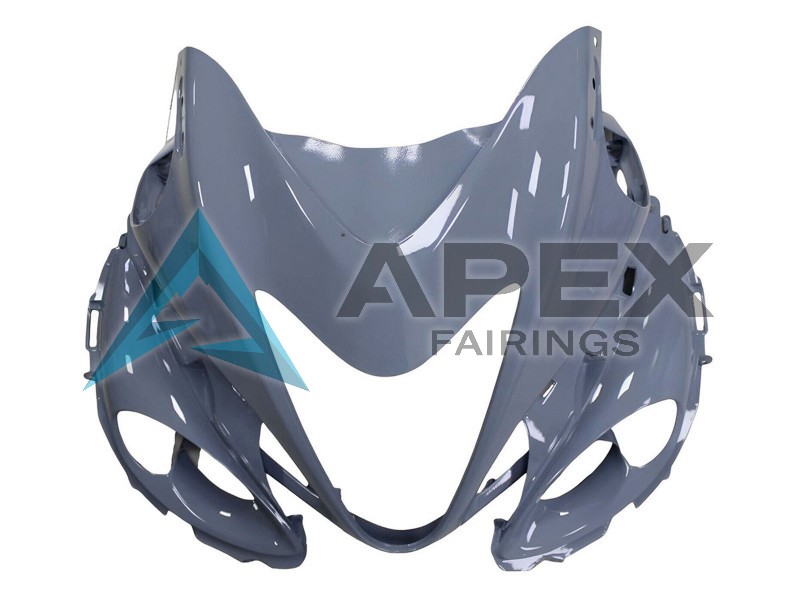 Glossy Nardo Grey - Suzuki GSX-R1300 Hayabusa (2008-2020) ABS Fairings | Apex Fairings — view 3