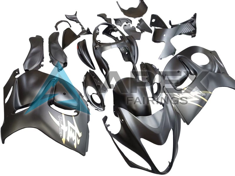 Matte Grey - Suzuki GSX-R1300 Hayabusa (2008-2020) ABS Fairings | Apex Fairings — view 2