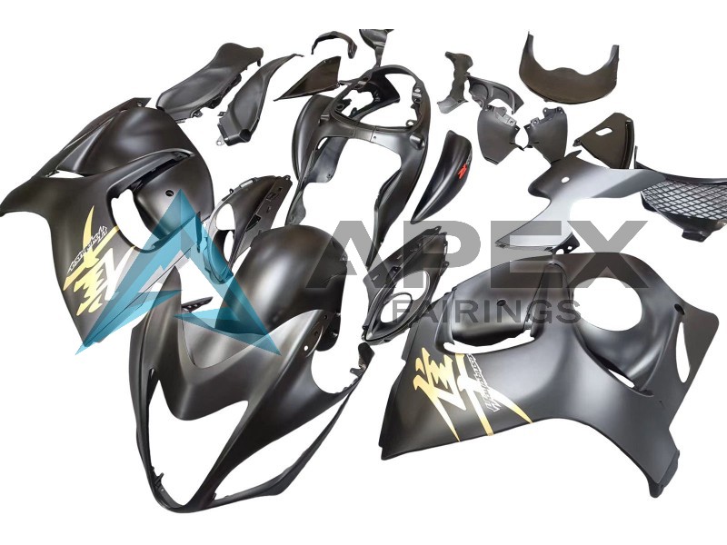 Matte Grey - Suzuki GSX-R1300 Hayabusa (2008-2020) ABS Fairings | Apex Fairings — view 3