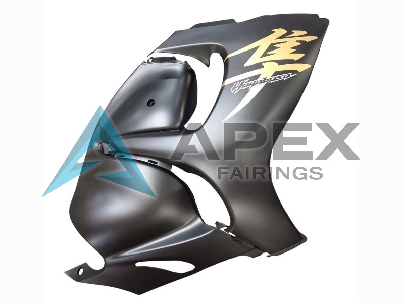 Matte Grey - Suzuki GSX-R1300 Hayabusa (2008-2020) ABS Fairings | Apex Fairings — view 4