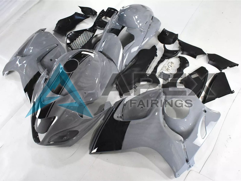 Nardo Grey Black - Suzuki GSX-R1300 Hayabusa (2008-2020) ABS Fairings | Apex Fairings — view 2