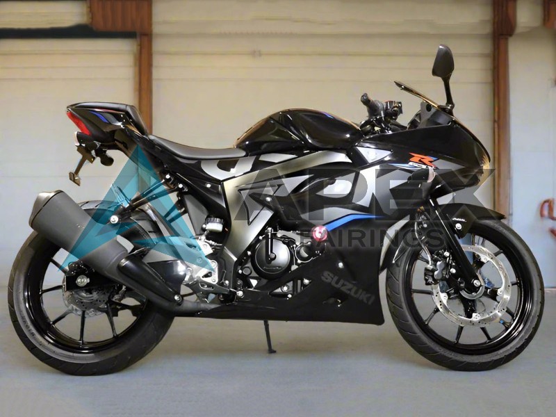 Black Silver Blue - Suzuki GSX-R1300 Hayabusa (2017-2026) ABS Fairings | Apex Fairings — view 2