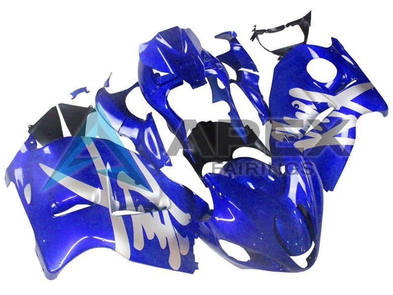 Glossy Blue - Suzuki GSX-R1300 Hayabusa (1999-2007) ABS Fairings | Apex Fairings — view 2