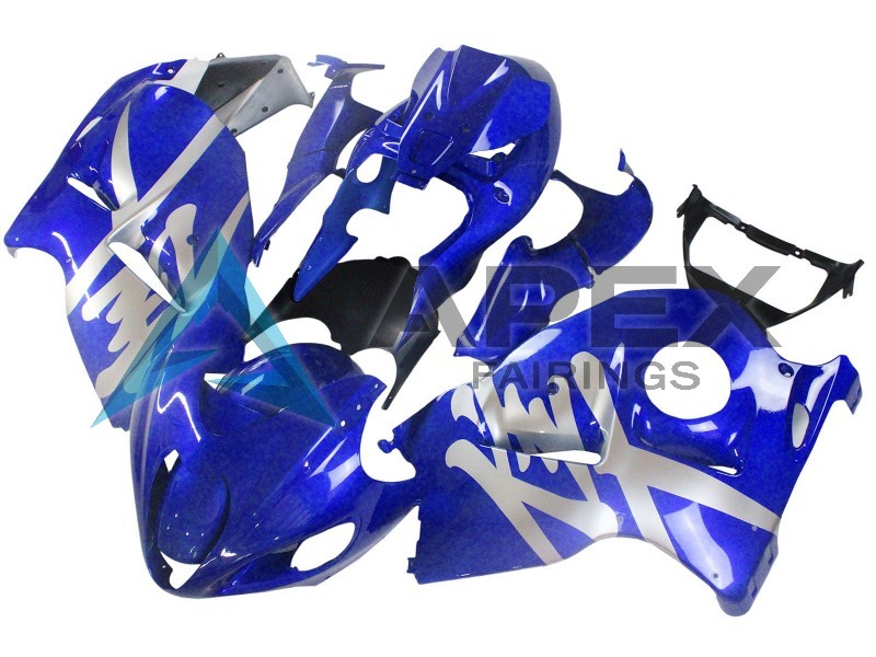 Glossy Blue - Suzuki GSX-R1300 Hayabusa (1999-2007) ABS Fairings | Apex Fairings — view 3