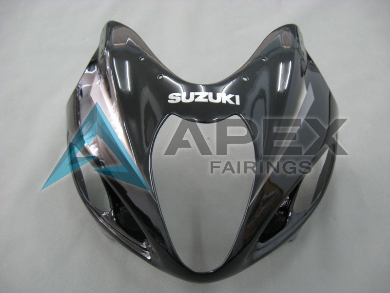 Grey Black - Suzuki GSX-R1300 Hayabusa (1999-2007) ABS Fairings | Apex Fairings — view 2