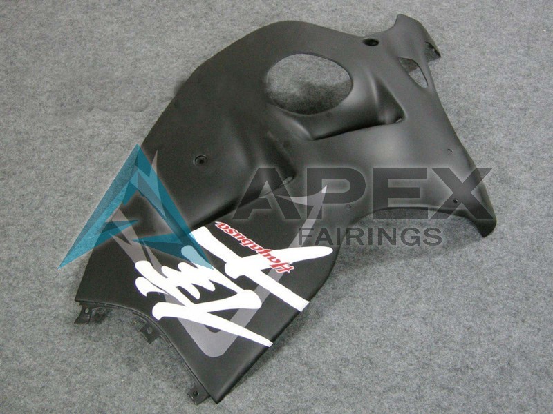 Matte Black - Suzuki GSX-R1300 Hayabusa (1999-2007) ABS Fairings | Apex Fairings — view 3