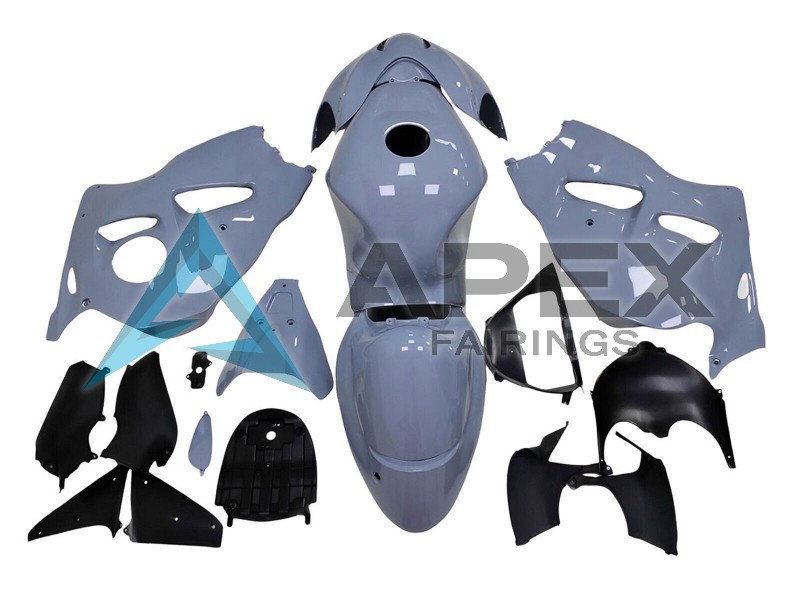 Nardo Grey - Suzuki GSX-R1300 Hayabusa (1999-2007) ABS Fairings | Apex Fairings — view 2