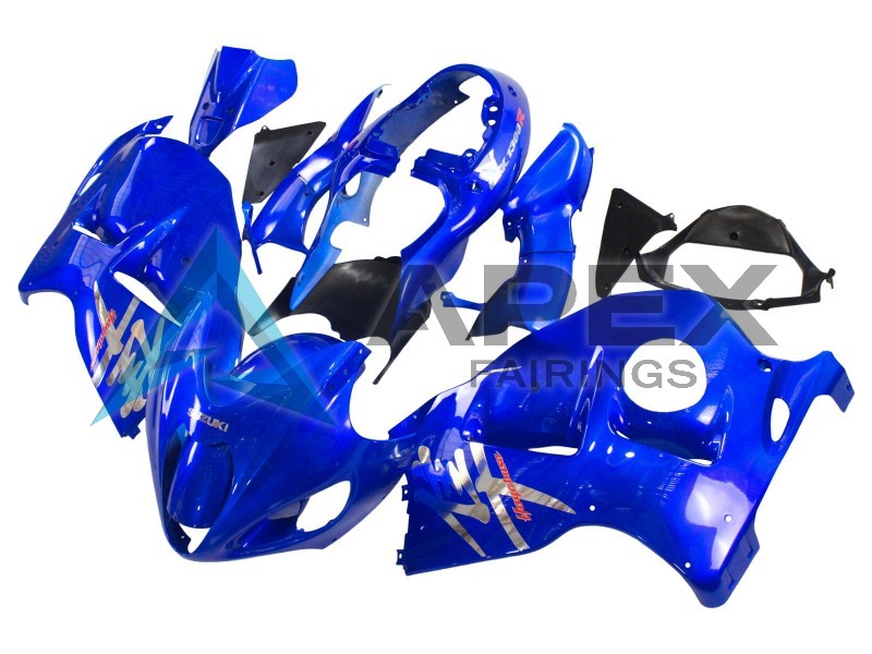 Blue - Suzuki GSX-R1300 Hayabusa (1999-2007) ABS Fairings | Apex Fairings — view 3